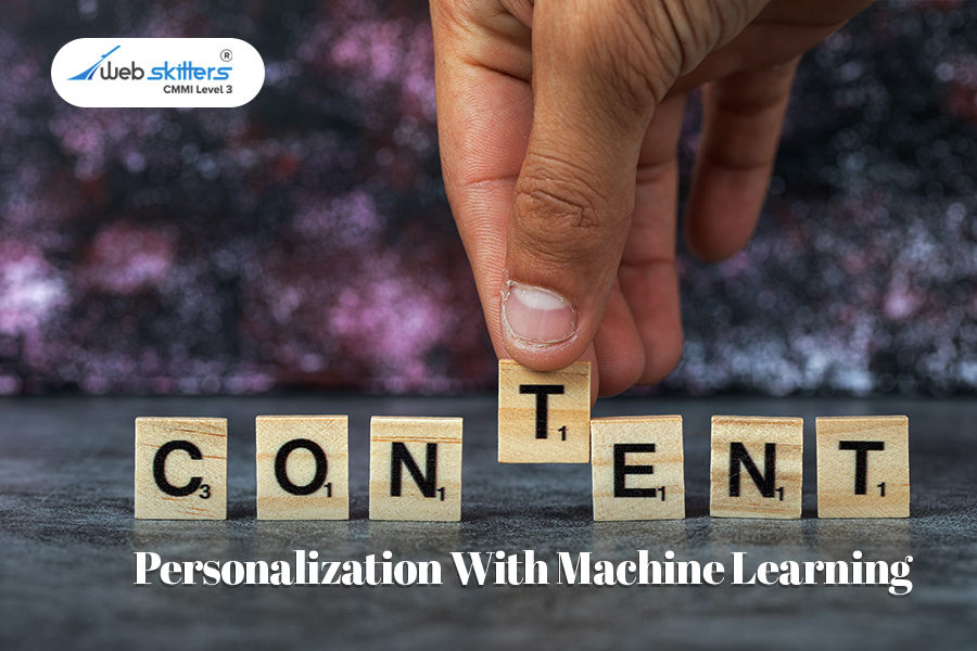 Content personalization with machine learning